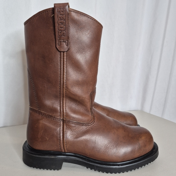 Red Wing Shoes Men's Pecos SuperSole 11-Inch Safety Toe Pull-On Boot - Size 9.5 - Picture 1 of 16